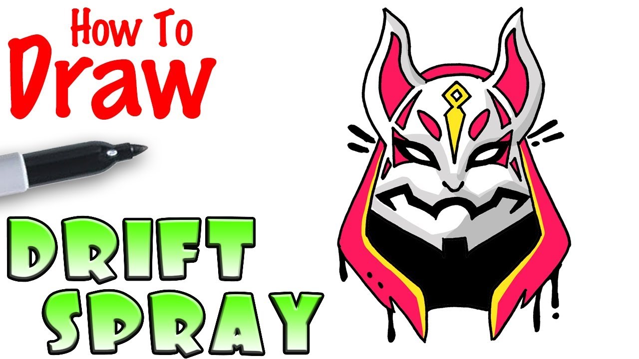 1280x720 How To Draw Drift Spray Fortnite