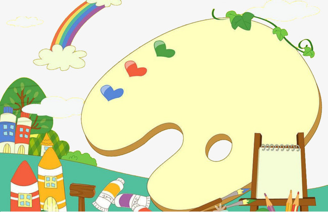 650x422 Spring Drawing Board, Spring Clipart, Painting, Child Png Image