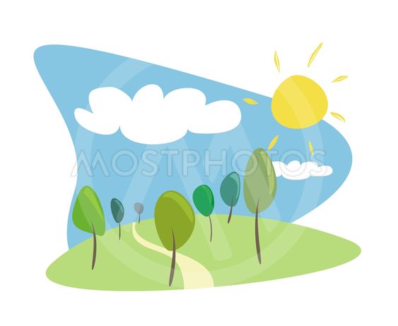 563x461 Grove With Trees