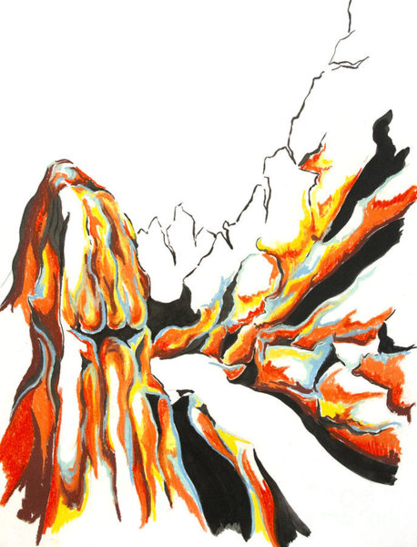 458x600 Spring Landscape Drawings