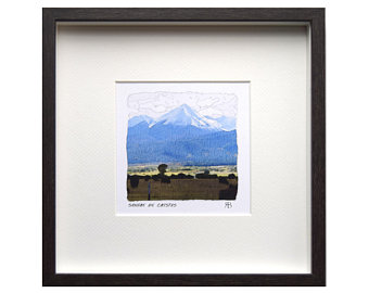 340x270 Watercolor Landscape Etsy