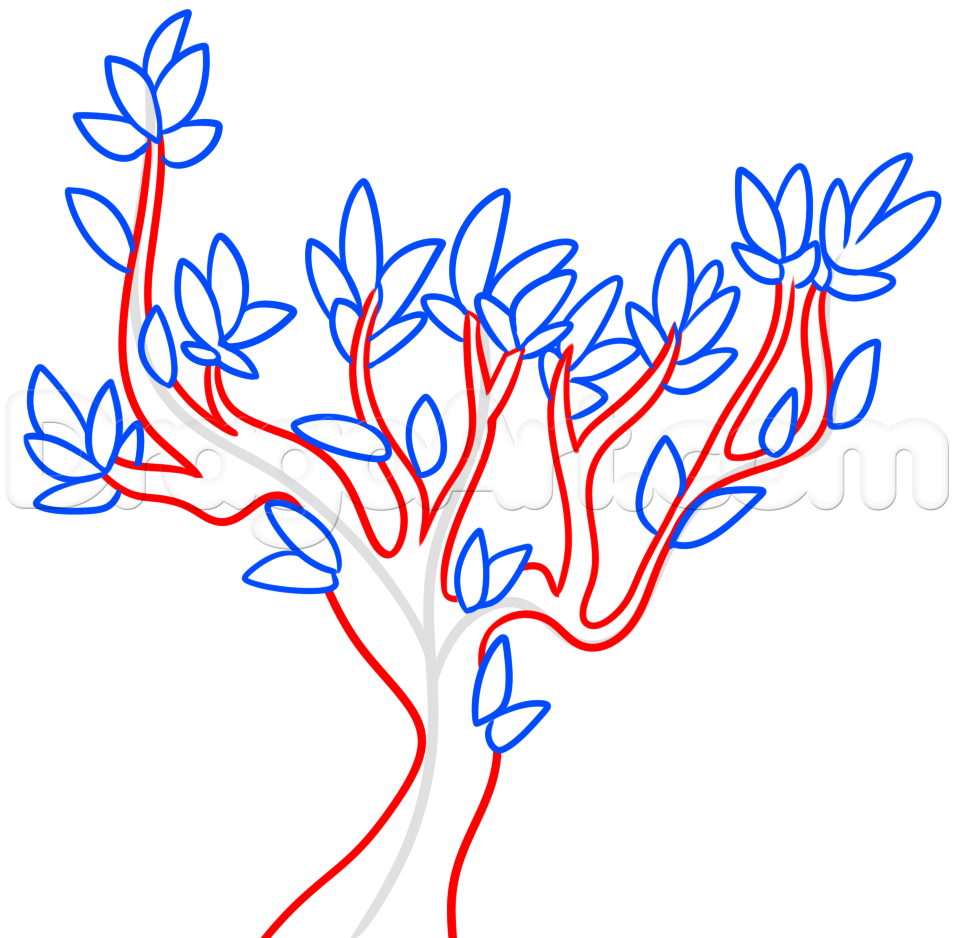 Spring Tree Drawing | Free download on ClipArtMag