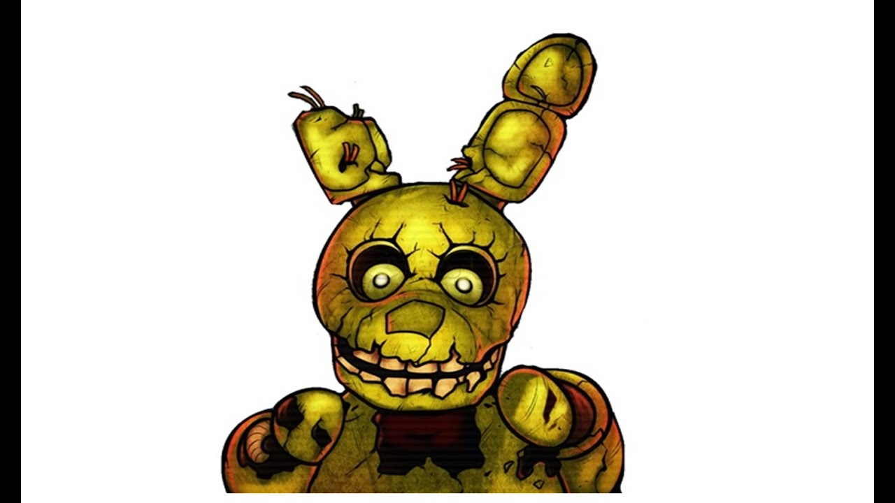 Springtrap Drawing | Free download on ClipArtMag