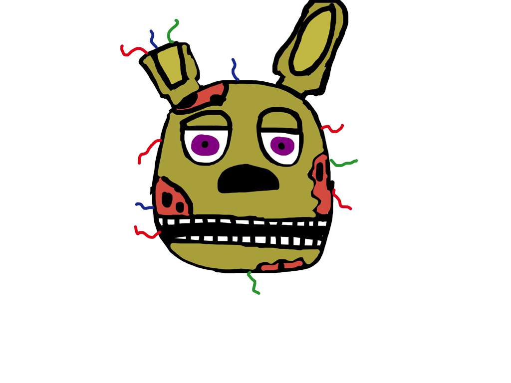 1024x768 Random Springtrap Drawing Five Nights At Freddy's Amino