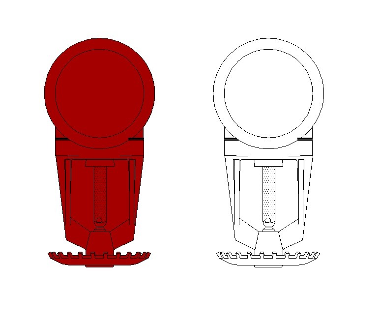 771x655 fire sprinkler head cad symbol