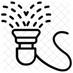256x256 Sprinkler Icon Of Line Style