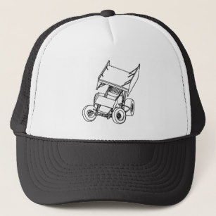 307x307 Sprint Car Racing Hats Caps Zazzle
