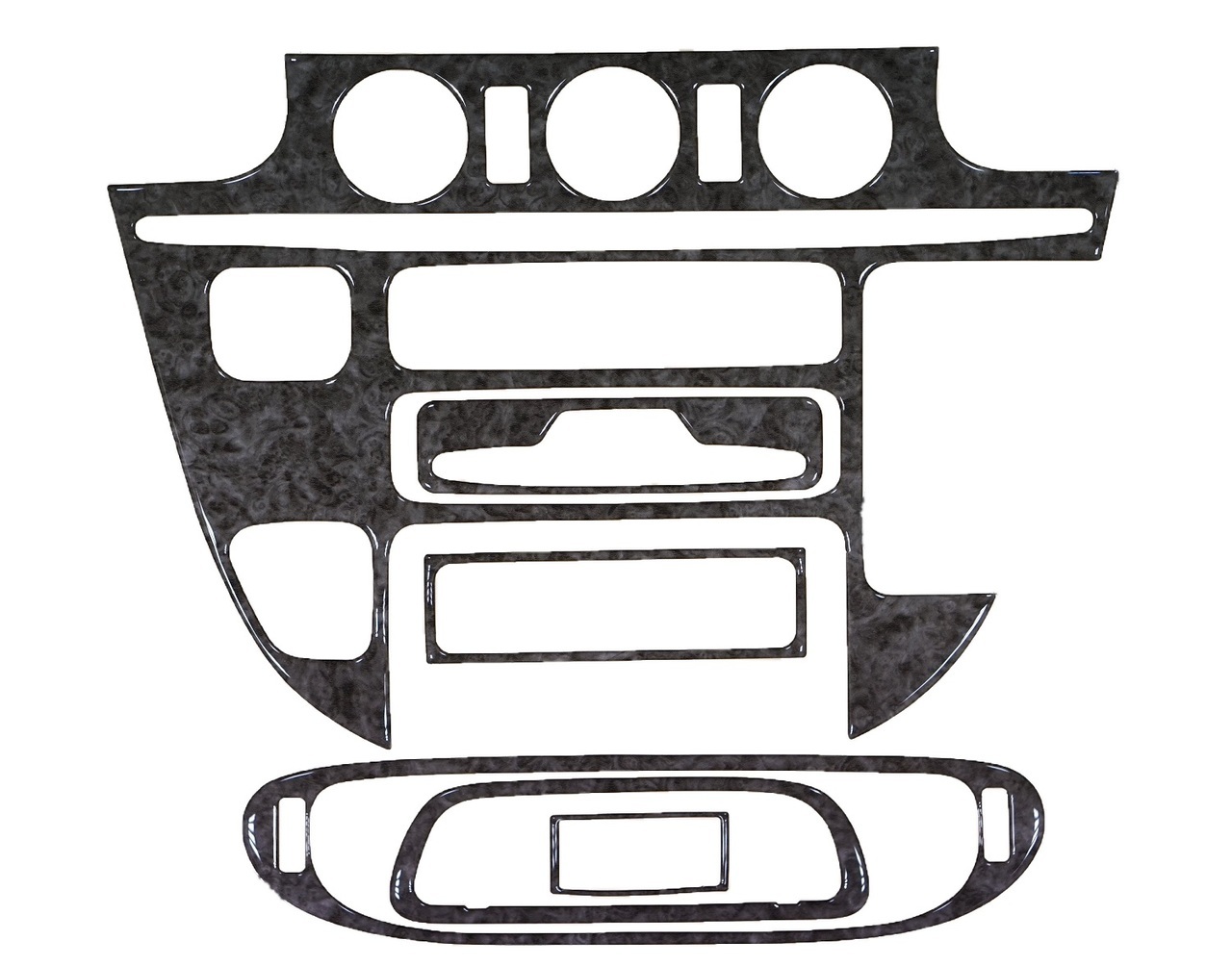 1280x1004 maple finish dash trim kit to fit rhd mercedes benz sprinter