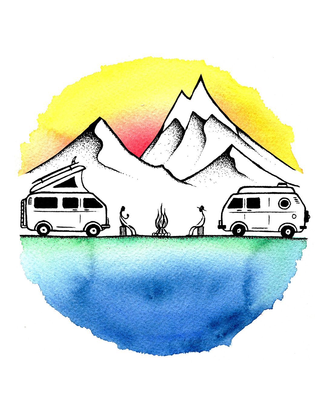 1080x1350 art van life, diy camper, camper van
