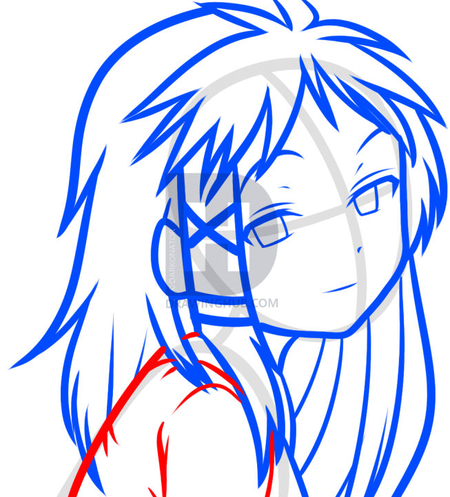 653x720 How To Draw Tina Sprout, Step