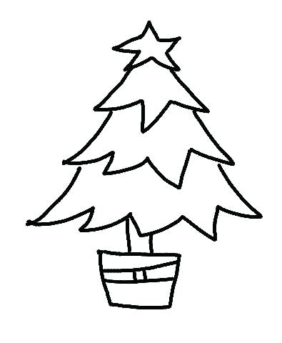 395x480 line drawing christmas tree tree line drawing christmas tree line