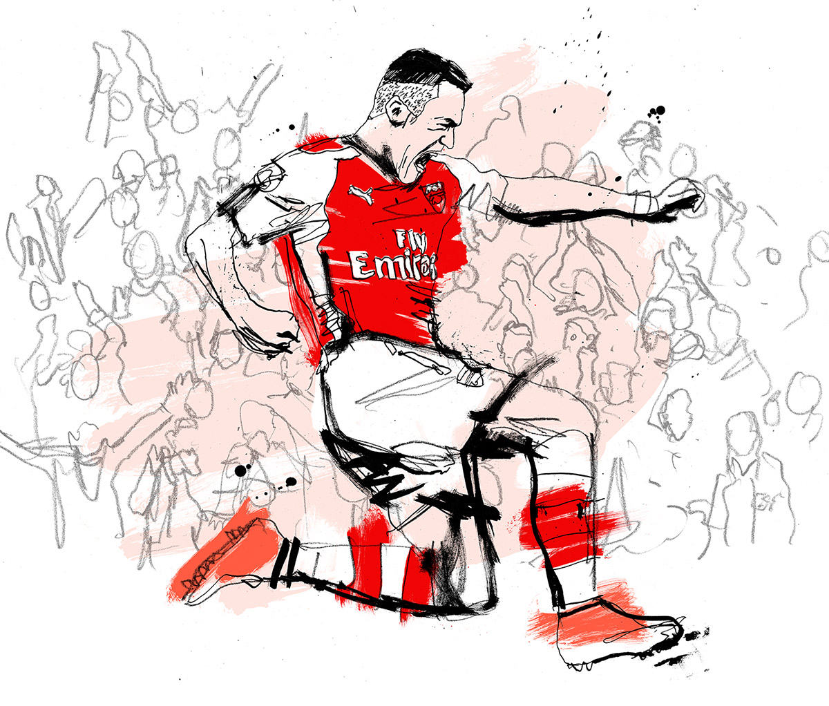1200x1022 Premier League Tv Promo Animation Arsenal V Spurs On Behance