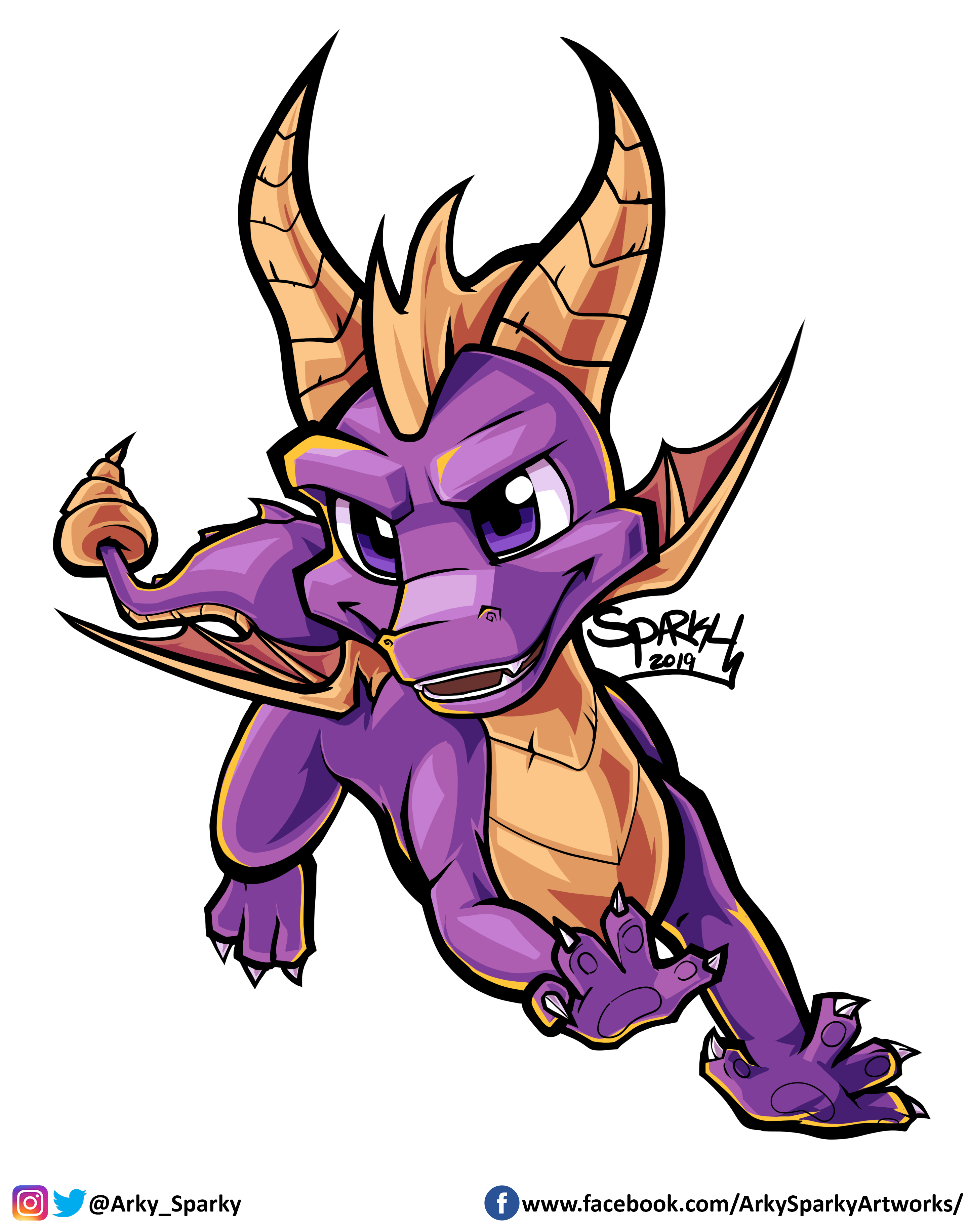 2886x3666 i attempted drawing our purple boi in the style of sly cooper i'm