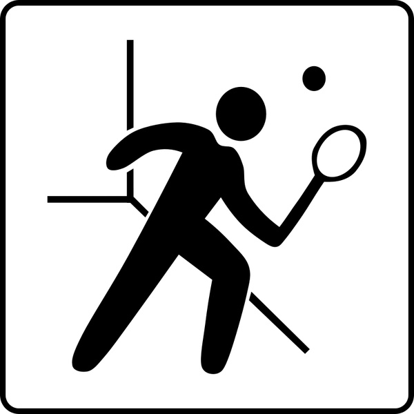 600x600 Hotel Icon Has Squash Court Free Vector In Open Office Drawing