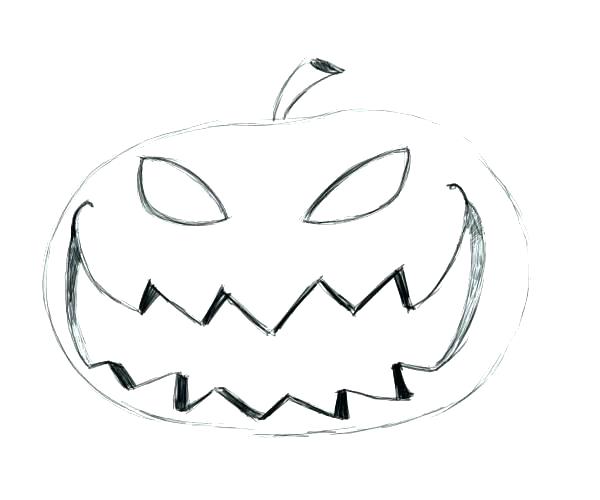 600x500 Cat Face Pumpkin Carving Pattern Outline Printable Drawing Pin