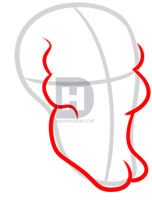 533x720 How To Draw Handsome Squidward, Step