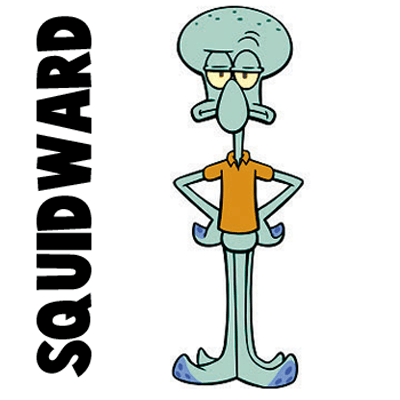 400x400 How To Draw Squidward From Spongebob Squarepants With Easy Steps