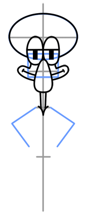 170x425 How To Draw Squidward From Spongebob Squarepants