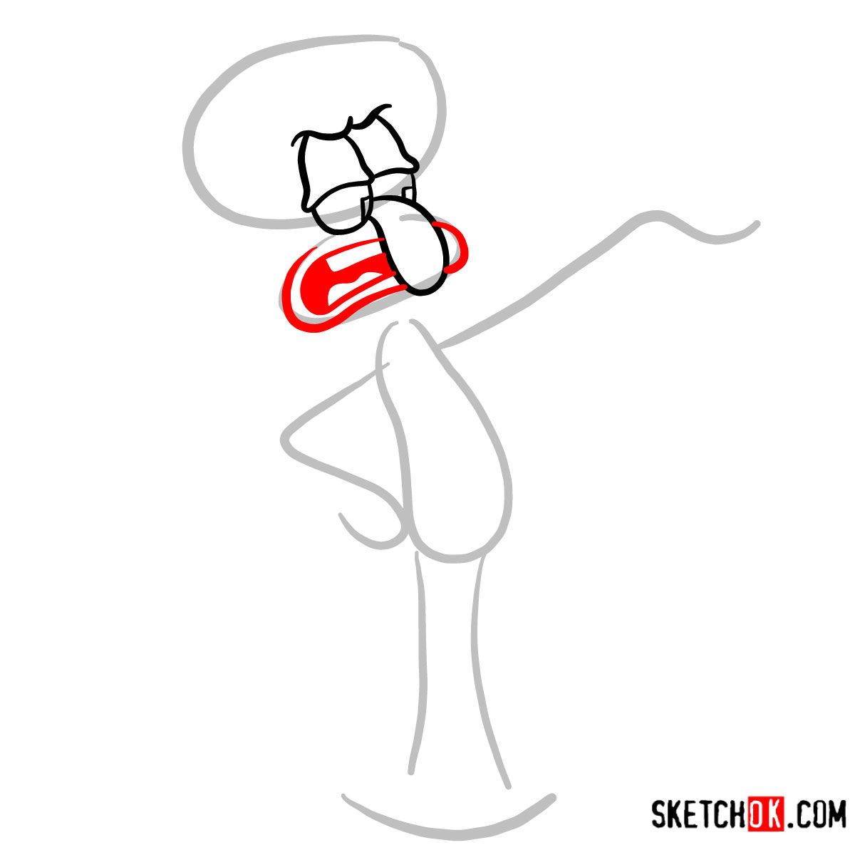 1200x1200 How To Draw Squidward Spongebob