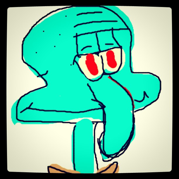 612x612 The World's Best Photos Of Draw And Squidward