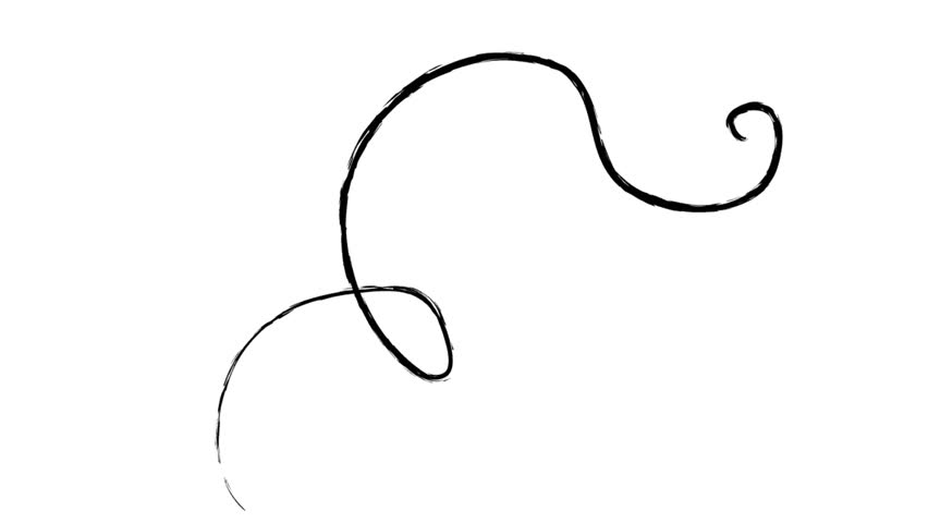 852x480 Squiggles Stock Footage Video