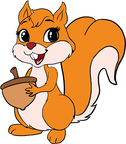 441x501 Hd Clipart Love Squirrel