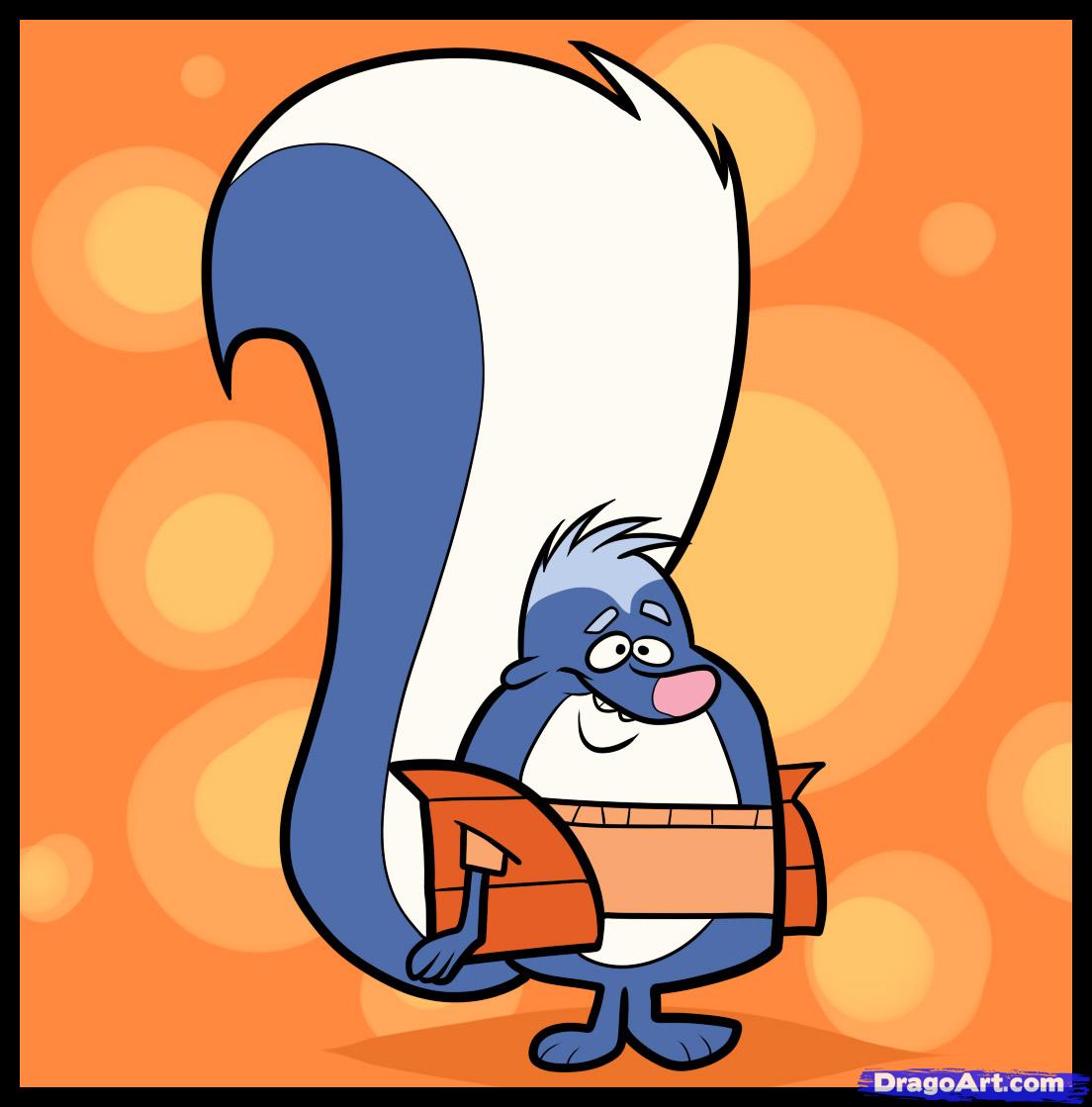 1104x1119 How To Draw Dave, Dave, Scaredy Squirrel, Step