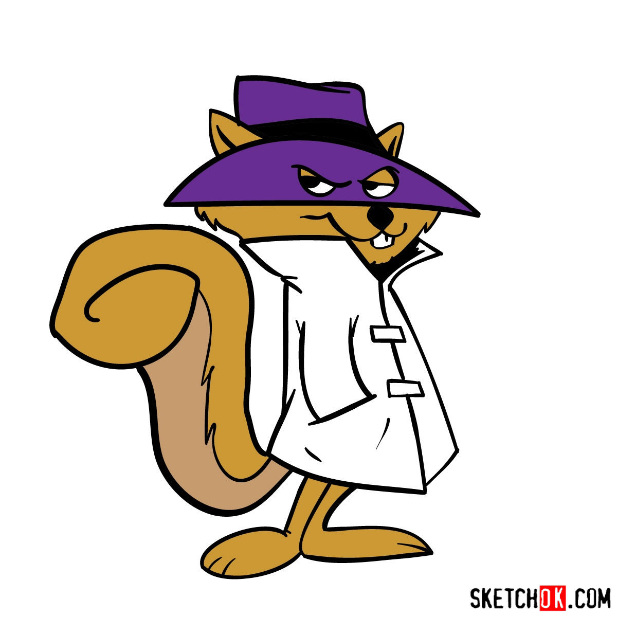 1200x1200 How To Draw Secret Squirrel
