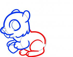 302x235 How To Draw How To Draw A Squirrel For Kids