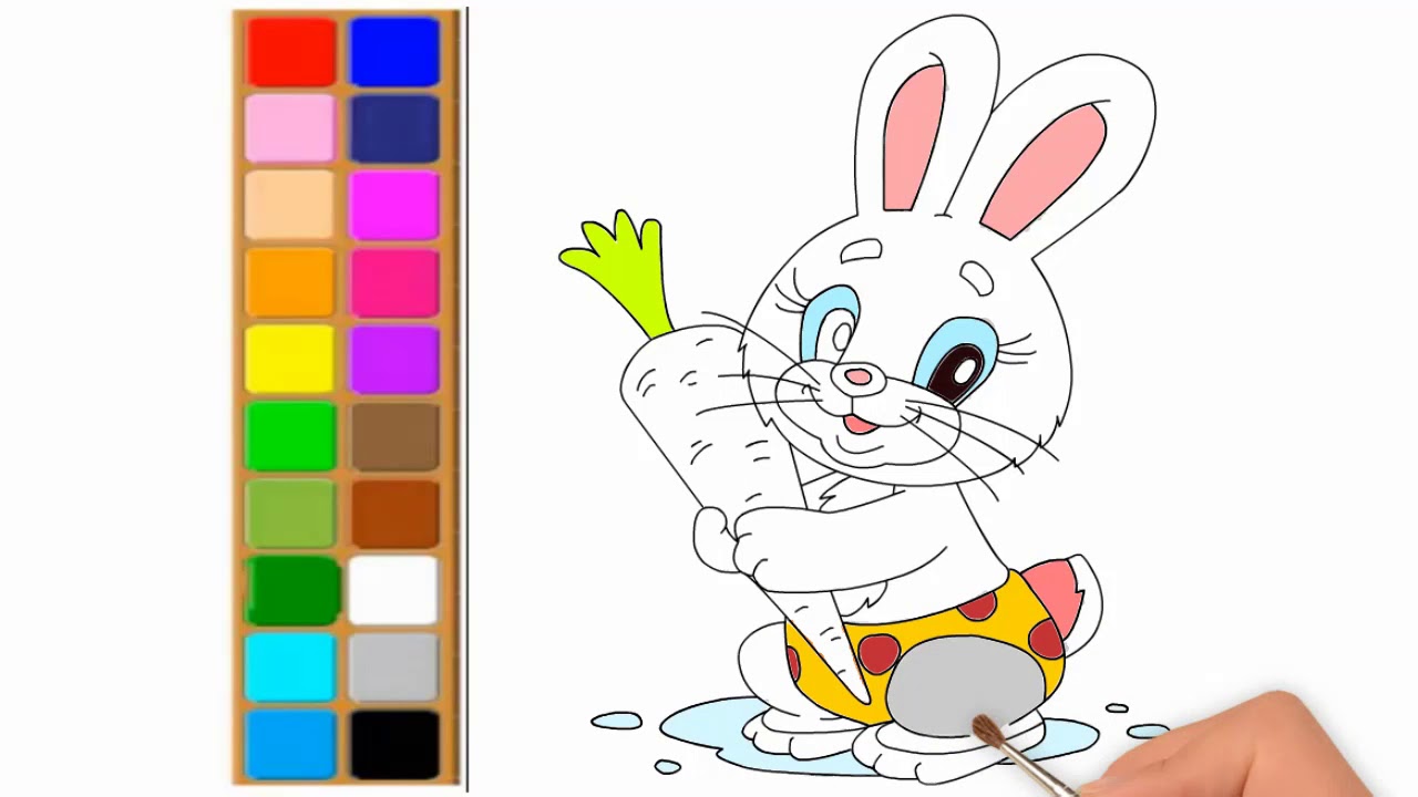 1280x720 How To Draw And Paint Squirrel Cute Squirrel Drawing