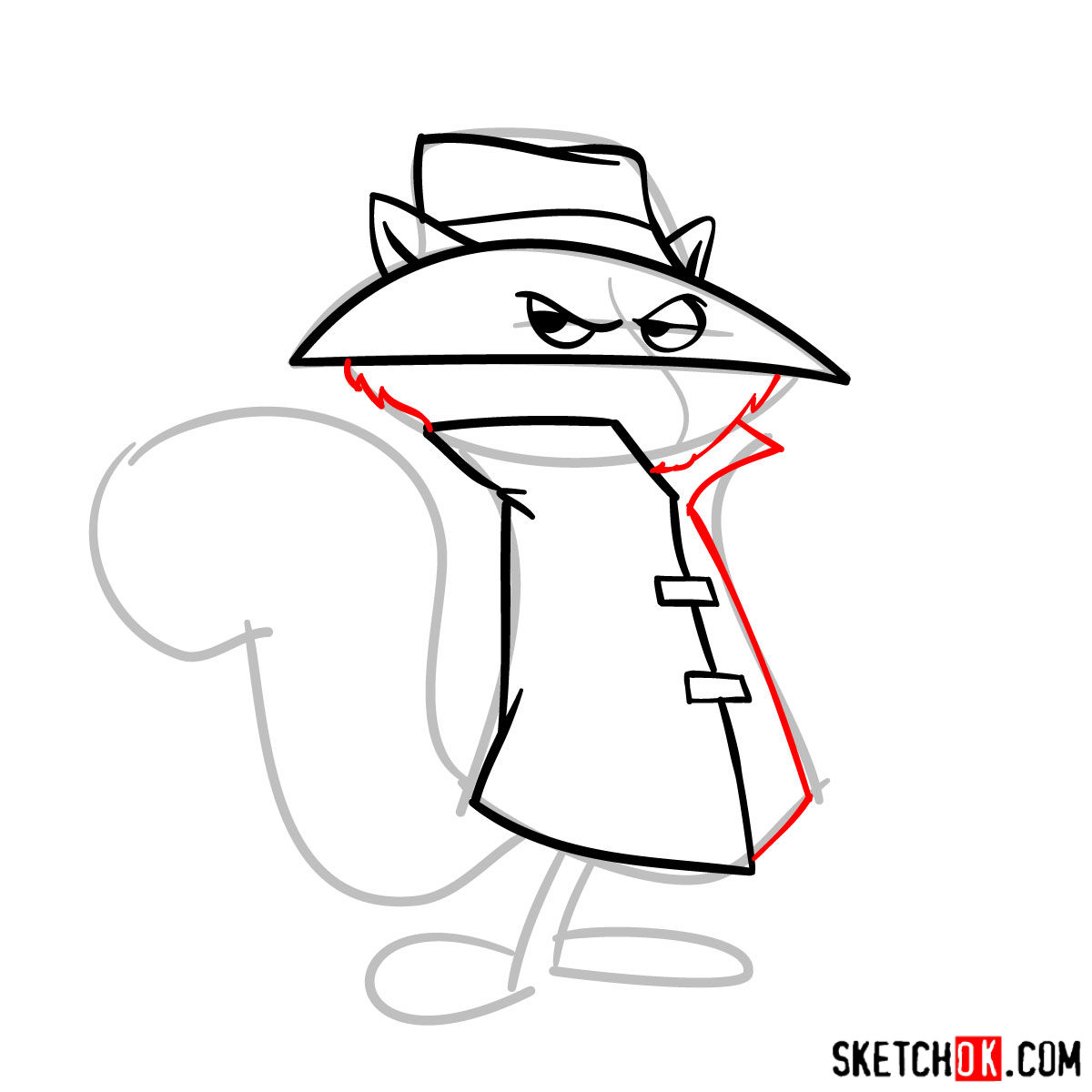 1200x1200 How To Draw Secret Squirrel