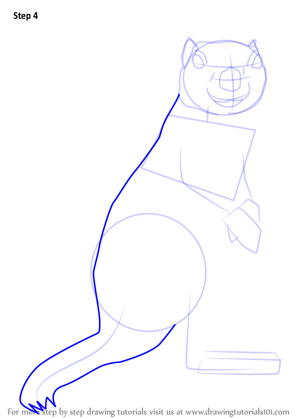 600x846 Learn How To Draw A Standing Squirrel