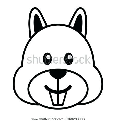 450x470 Simple Drawing Of A Squirrel Draw Squirrel Cartoon Squirrel Easy