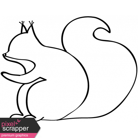 456x456 Collection Of Free Autumn Drawing Squirrel Download On Ui Ex