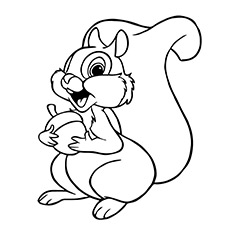 230x230 Top Free Printable Squirrel Coloring Pages Online