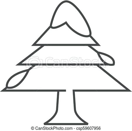 450x444 Christmas Tree Drawing Outline Tree Outline Tree Cut Out Template