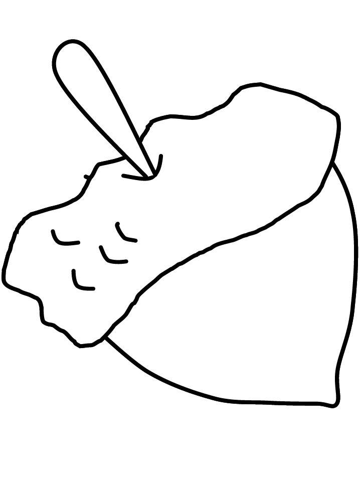 718x957 Acorn Coloring Pages Outline Drawing