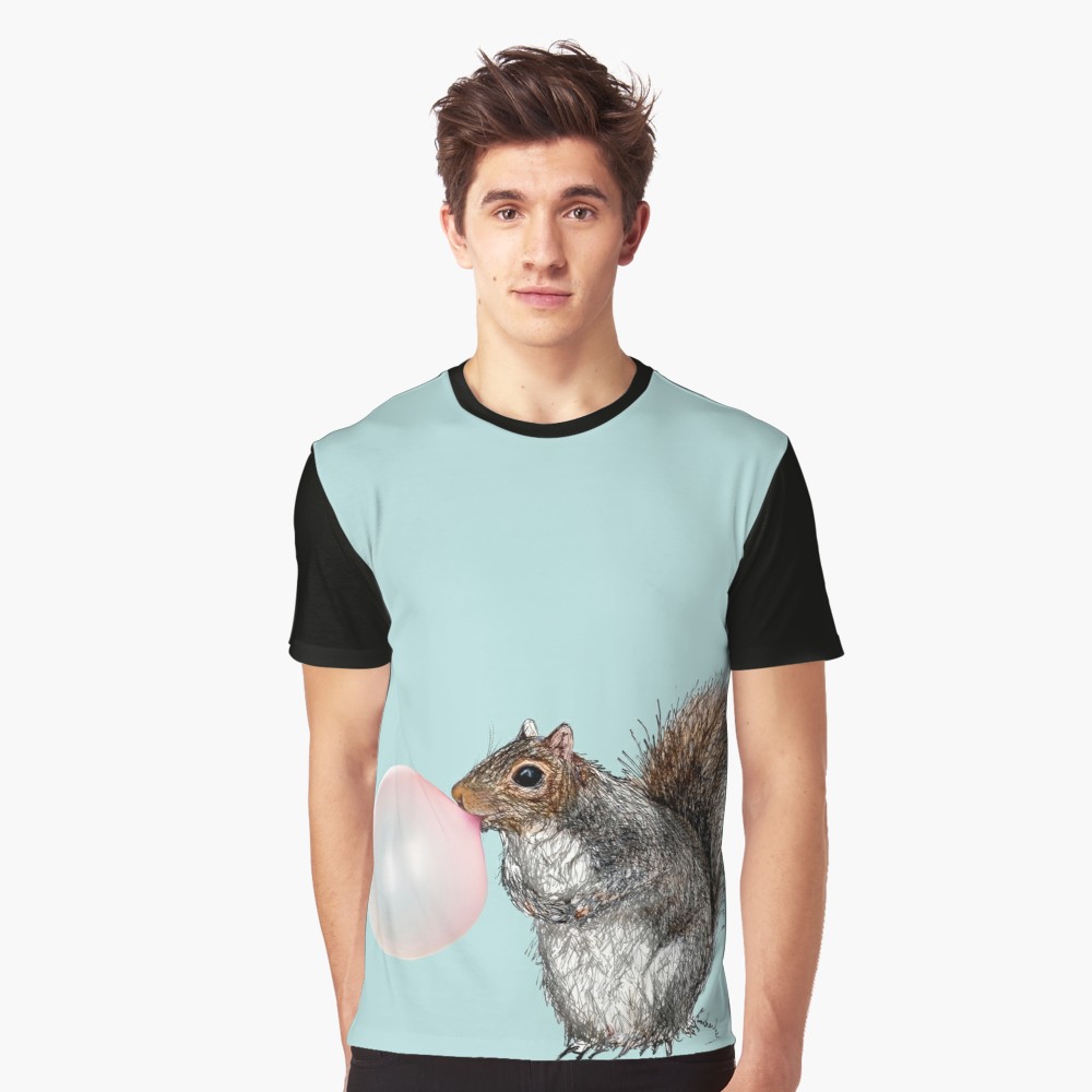 1000x1000 Bubblegum Squirrel T Shirt