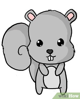 274x338 How To Draw A Chibi Squirrel Steps