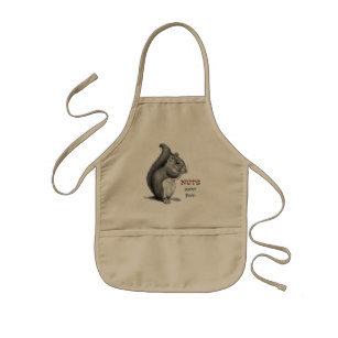 307x307 Squirrel Drawing Aprons Zazzle