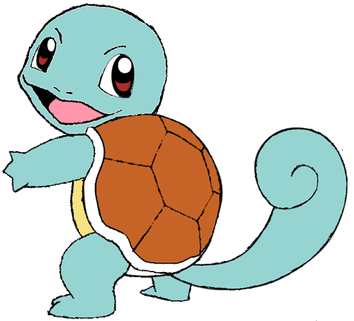 500x454 How To Draw Squirtle From Pokemon With Step