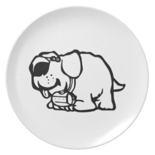 307x307 St Bernard Dog Plates Zazzle