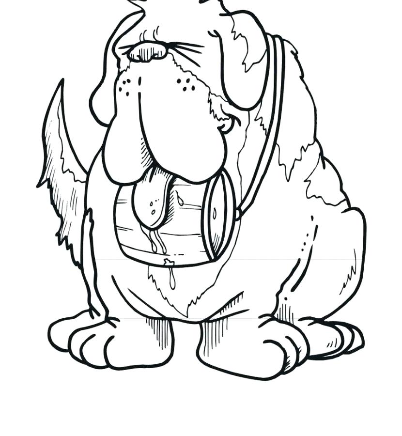 830x900 St Bernard Coloring Pages Haljinezamaturu