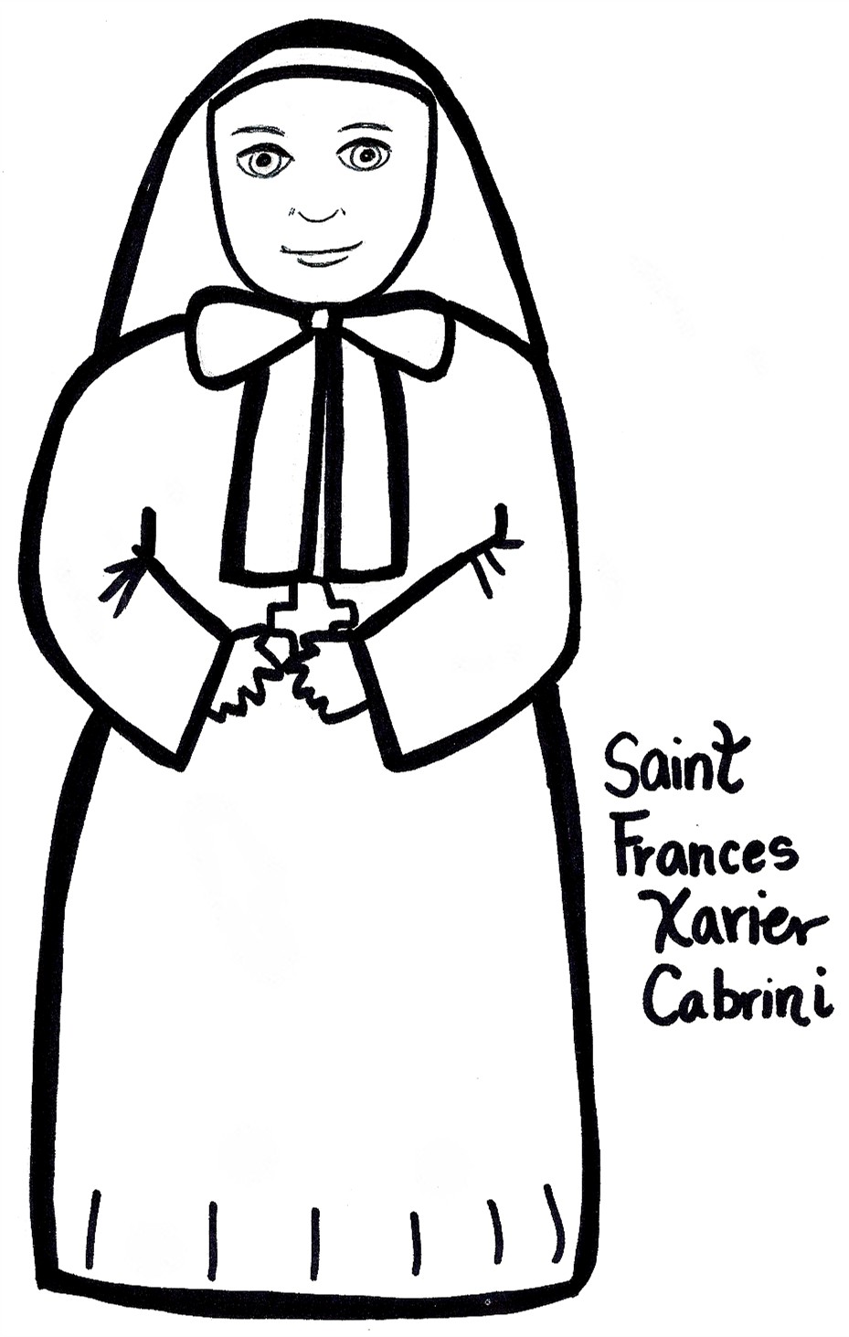 929x1463 Saint Francis Of Assisi Coloring Page