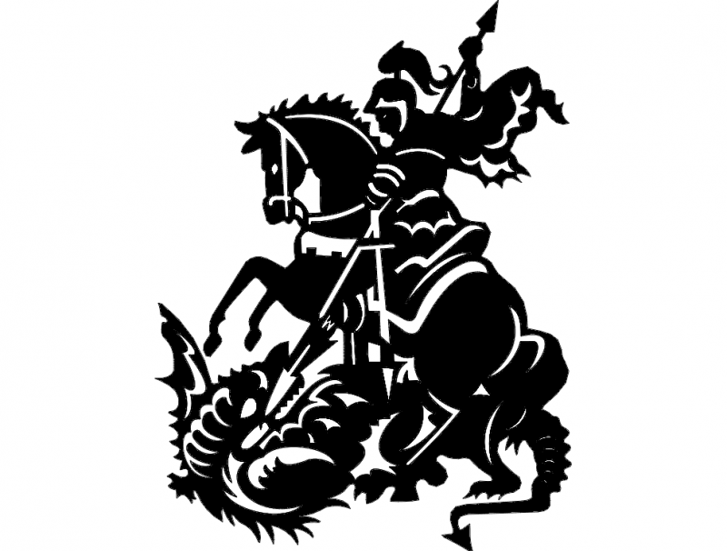 St George Drawing | Free download on ClipArtMag