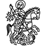 150x150 Saint George Slaying Dragon