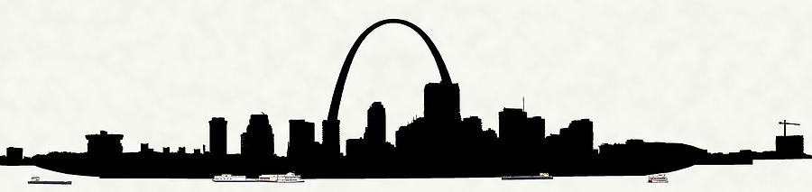 900x213 St Louis City Silhouette