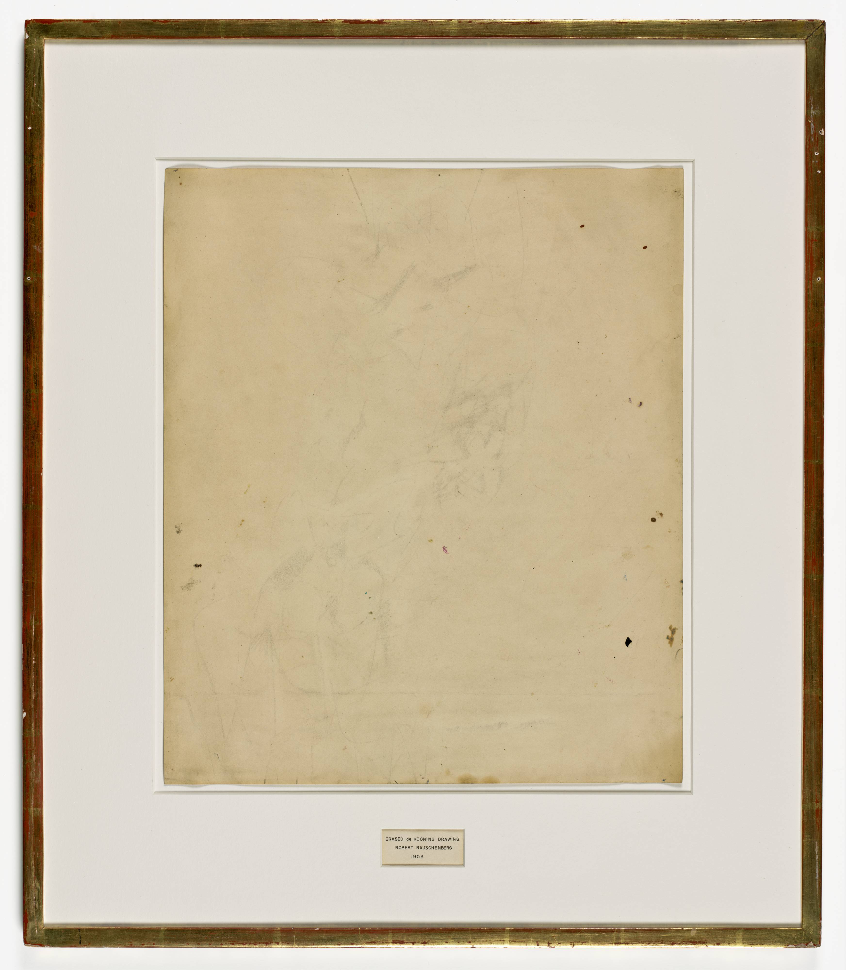 3488x4000 Robert Rauschenberg, Erased De Kooning Drawing, Sfmoma