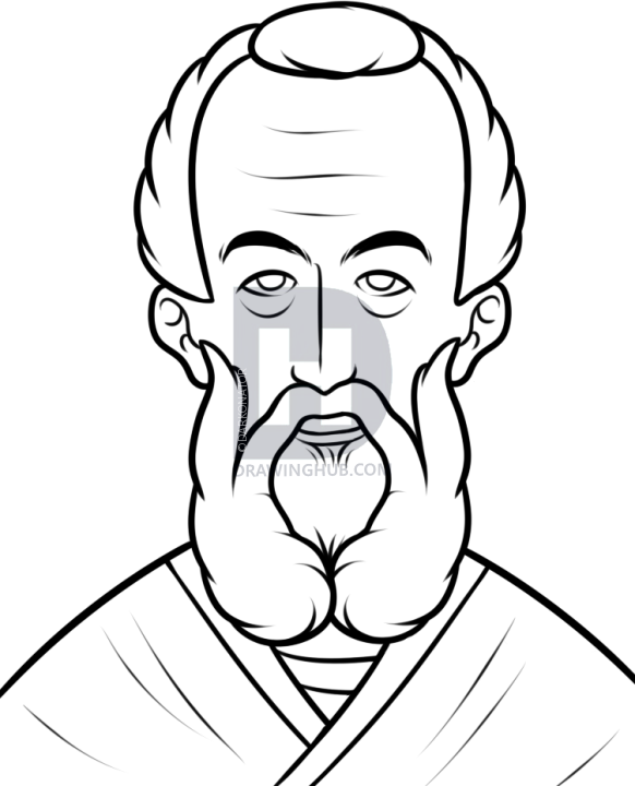 582x720 How To Draw Saint Patrick, St Patrick, Step