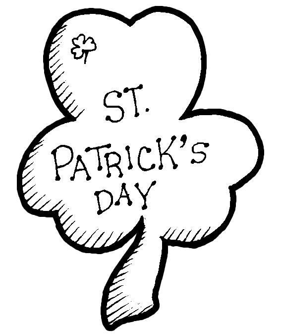 567x673 St Patrick's Day Coloring